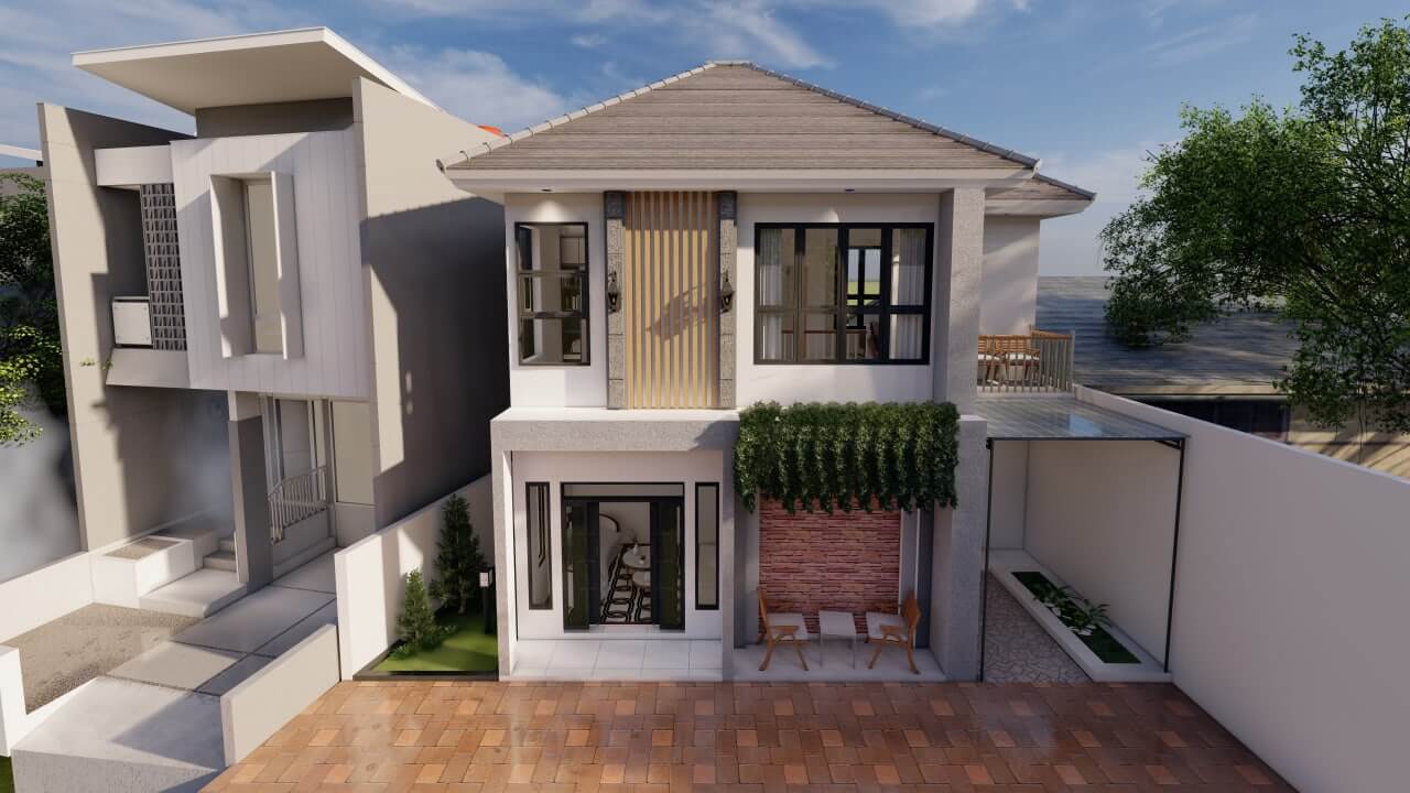 Aulia Pasteur Harmoni - Rumah Tipe 100 - Desain 4